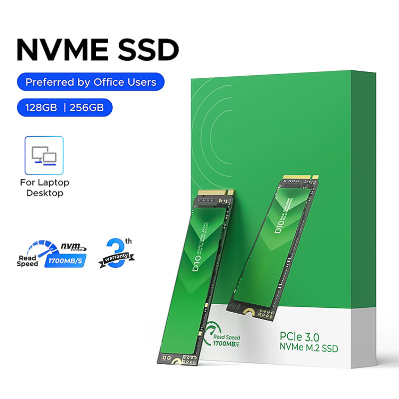 Wysokiej prędkości PCIe 3.0 Interface M.2 SSD z pojemnością 128 GB i sterownikiem SATA 6Gb/s
