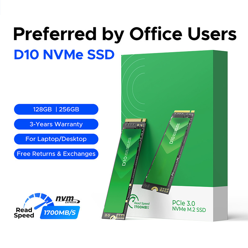 Wysokiej prędkości PCIe 3.0 Interface M.2 SSD z pojemnością 128 GB i sterownikiem SATA 6Gb/s