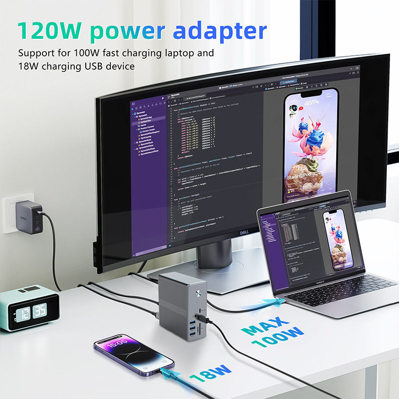 Wsparcie dla wielu wyświetlaczy USB-C Docking Station i Displaylink IC Zrewolucjonizuj wydajność pracy z portami HDMI 8K