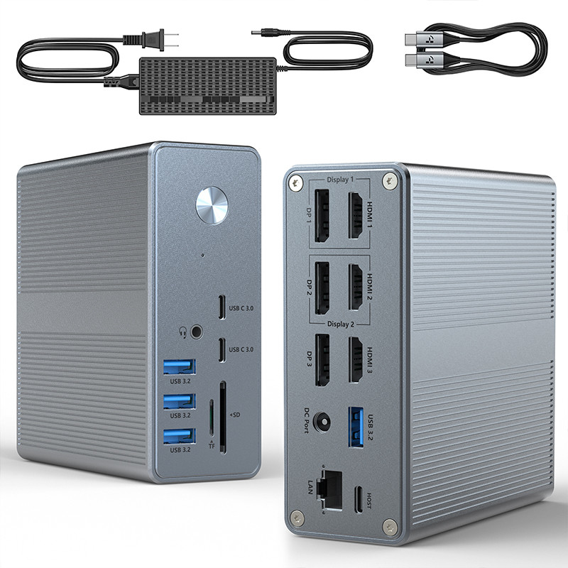 Kompaktny projekt USB-C Multiport Docking Najlepsze rozwiązanie dla użytkowników Chrome OS