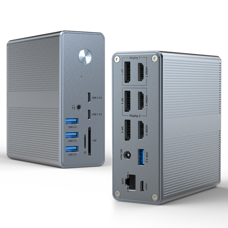 OEM/ODM Logo Thunderbolt Connection Hub dla obsługi wyświetlacza 4K i dalej