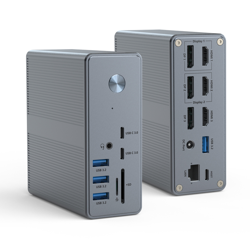 DC36-X1 Thunderbolt Docking z obsługą wyświetlacza 60Hz/30Hz i prędkością przesyłania danych do 10Gbps