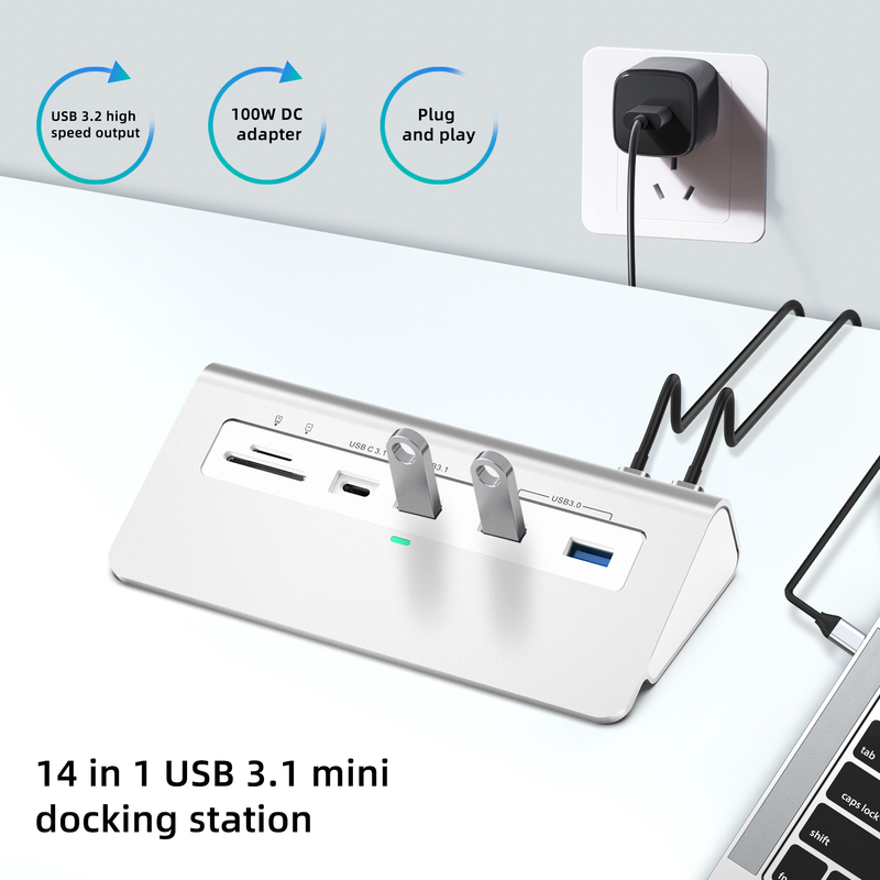 Adapter USB-C kompatybilny z Mac OS z wyjściem HDMI do 4K 30Hz