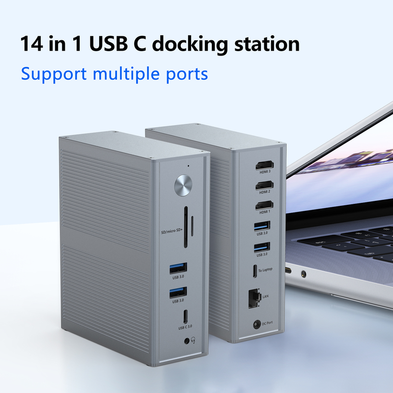 Zasilacz Subosen Power Supply USB-C PD 100W Stacja dokująca USB-C dla szybkiej i płynnej kompatybilności urządzeń