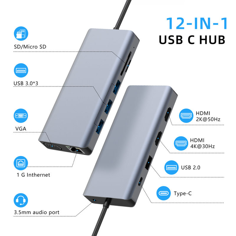 Stacja dokująca USB-C Idealne połączenie interfejsu USB 3.1 i łączności portu typu C