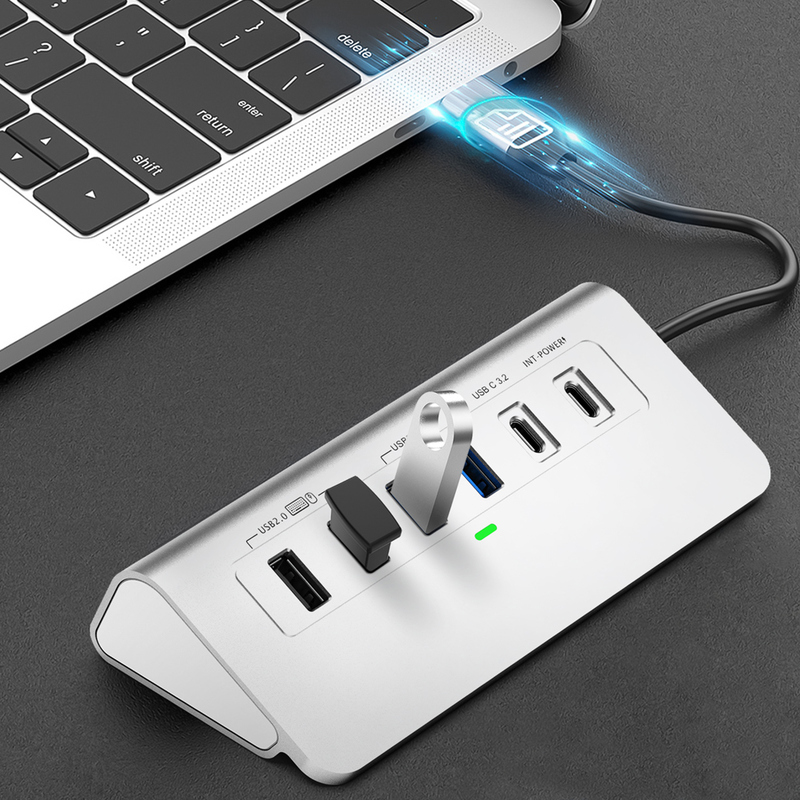 Wyjście 4K HDMI Hub USB C o wysokiej rozdzielczości z wyjściem 4K HDMI do wyświetlania wysokiej rozdzielczości i transmisji wideo