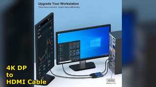 Adapter kabla Displayport na HDMI 4K